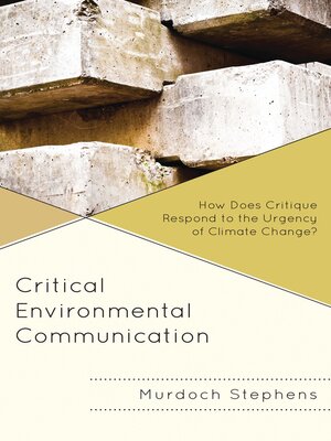 cover image of Critical Environmental Communication